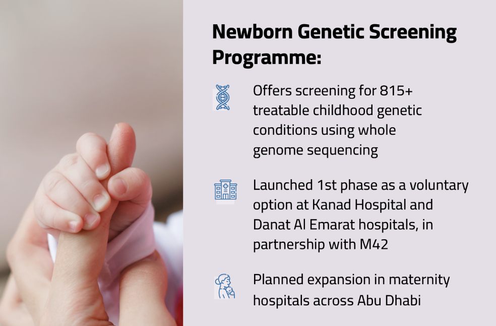 Abu Dhabi launches Newborn Genetic Screening Program - Emirati Times