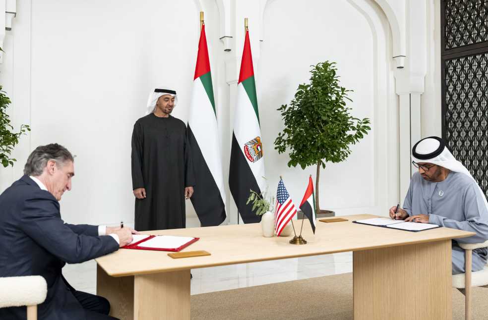 UAE President, US Secretary Doug Burgum sign energy and AI MoU