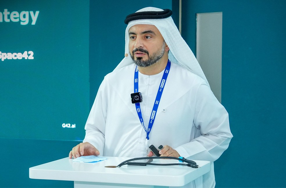 Thuraya-4 background and satellite image-Image Via-X-Space42