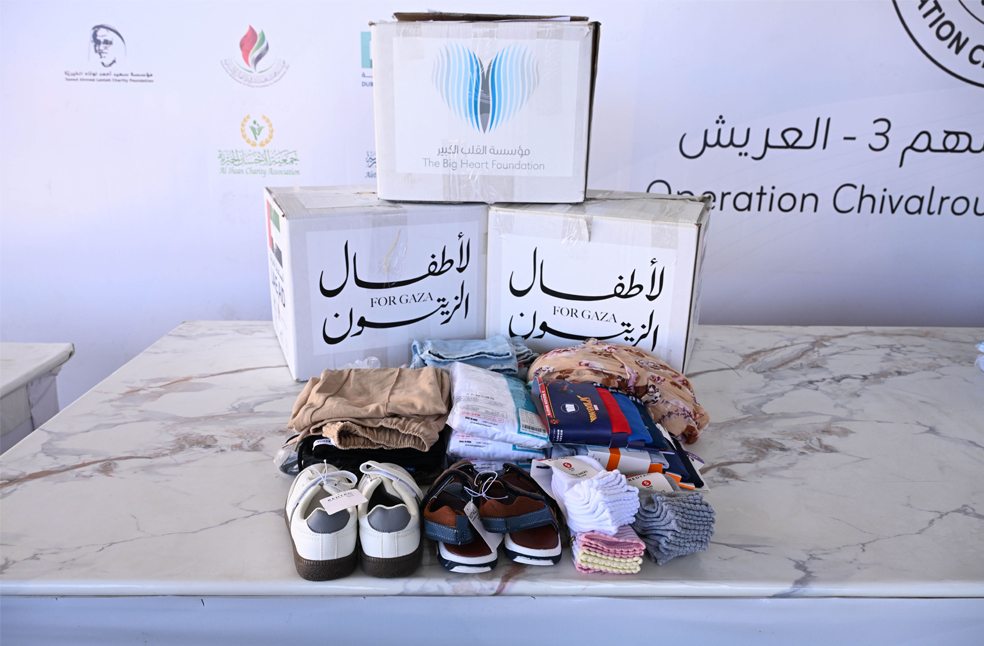 244th UAE aid convoy-Image from-WAM