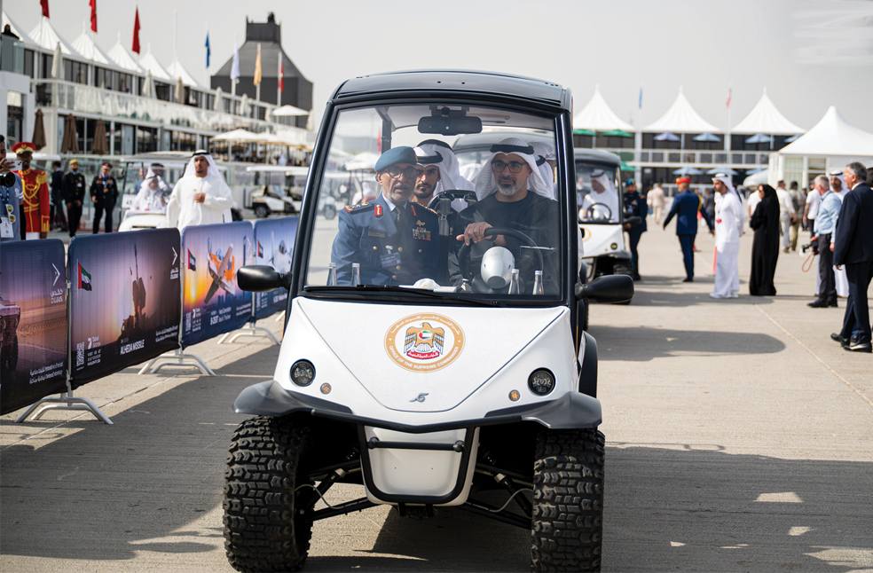 UAE Leaders at Dubai Airshow-Image source-WAM