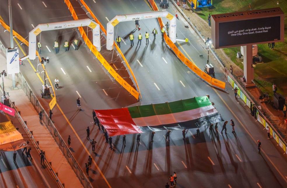 Dubai Run 2025 turns Sheikh Zayed Road into a sea of blue runners