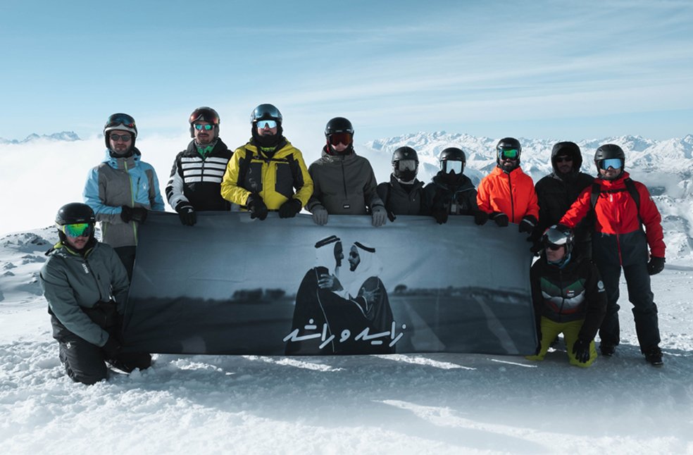 ‘Our Flag at the Summit’ celebrates UAE pride in the Alps