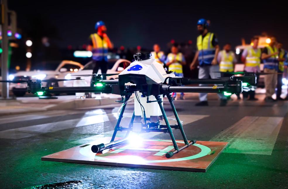Dubai RTA pilots drone technology to clean traffic signals