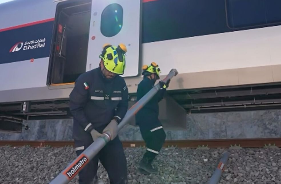 UAE Civil Defense, Etihad Rail test national emergency readiness