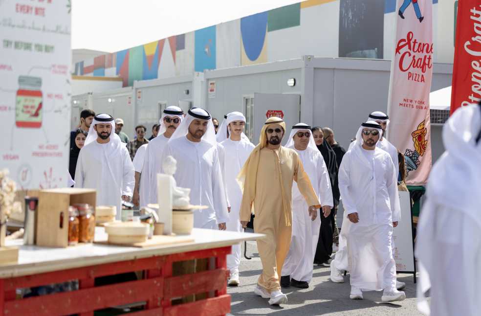 Sheikh Mohammed visits Quoz Arts Fest in Dubai