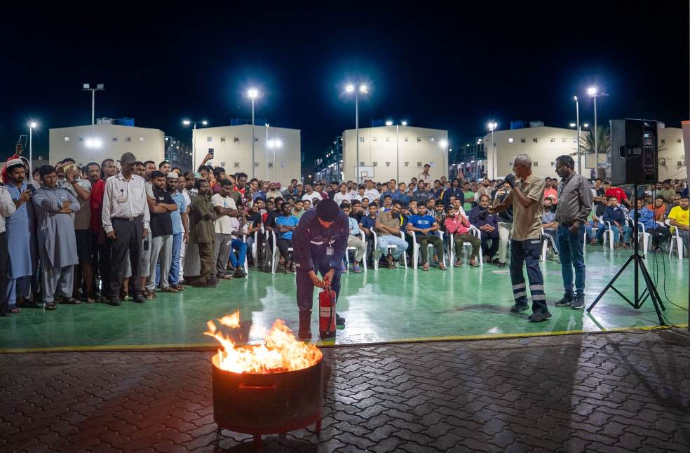 Abu Dhabi Civil Defence, MOHRE launch worker safety campaign