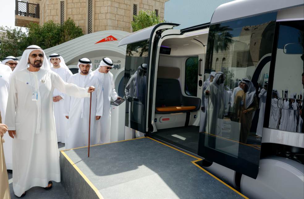 Sheikh Mohammed reviews Dubai Loop and Glydways at WGS 2026