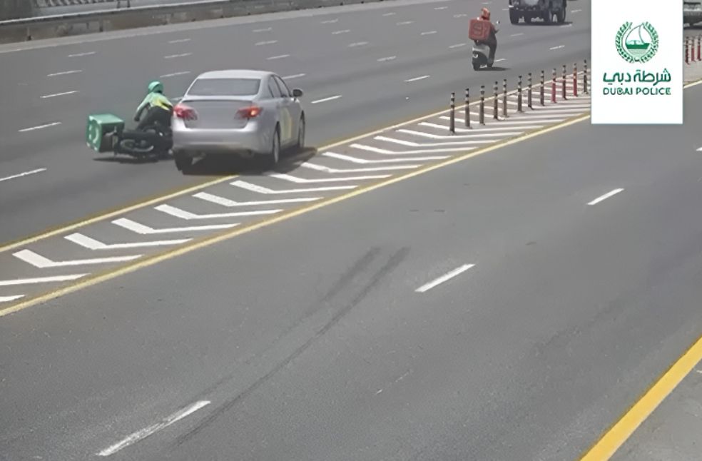 Dubai Police call for safer driving as swerving causes crashes