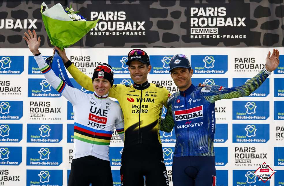 UAE Team Emirates-XRG finish second at Paris-Roubaix