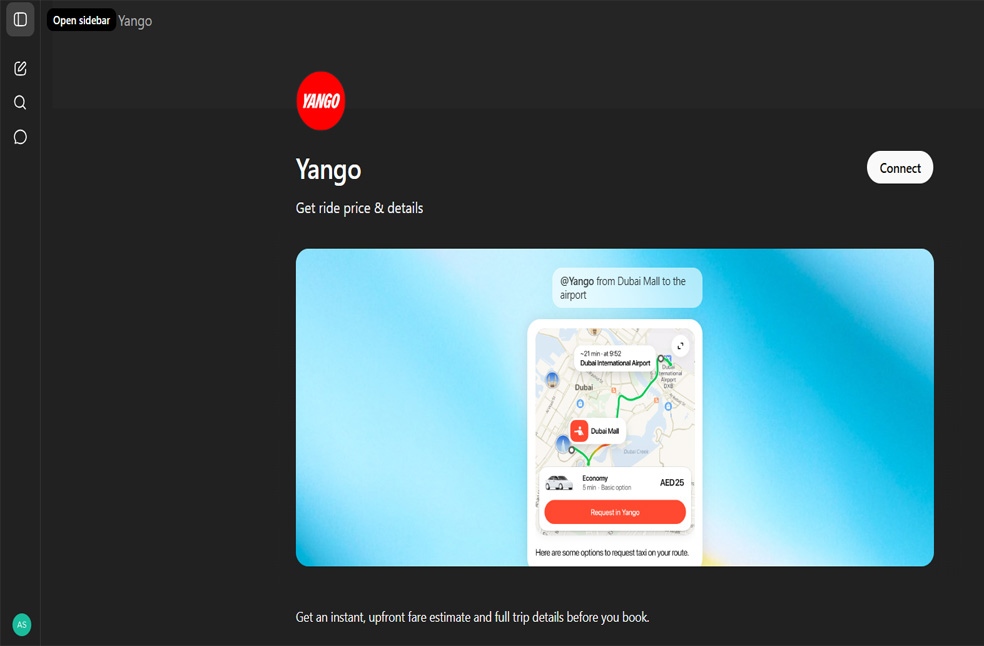 Yango Rider Yango Ride expands with ChatGPT integration in 25 countries - Emirati Times