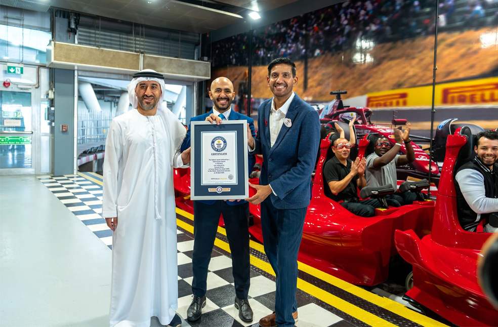 Formula Rossa sets world record at Ferrari World Abu Dhabi